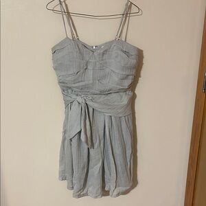 MM Couture Light Gray Mini Dress L